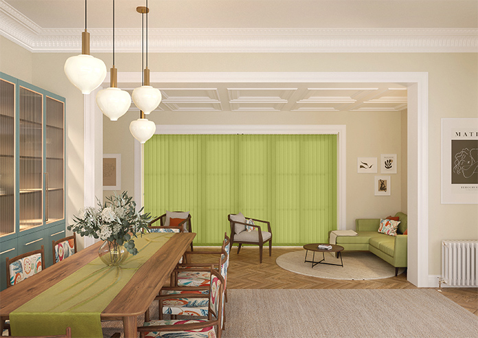 Roma, Lime - Vertical Blind - Image 9
